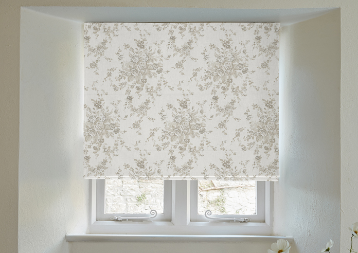 Shabby Chic by Rachel Ashwell Garden Floral, Warm Natural - Twist&Fit Roman Blind - Image 3